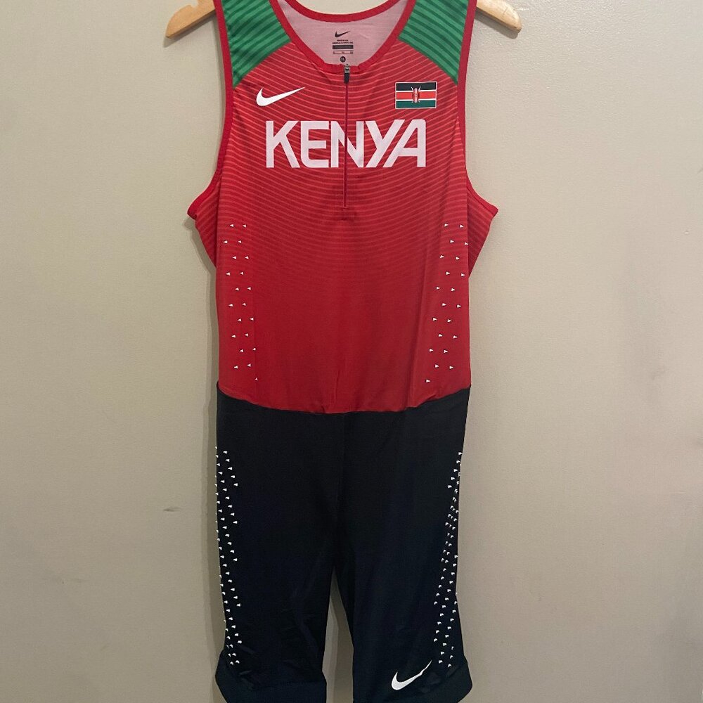 Nike Pro Elite Kenya Olympics Aeroblades Speedsuit Racing Made in USA Men XL NEW